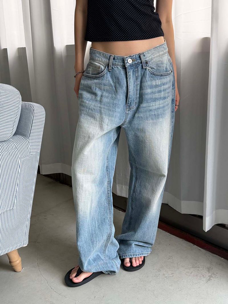 MUZESEOUL(ミューズソウル)の「Ice brush wide denim pants(Pants)」