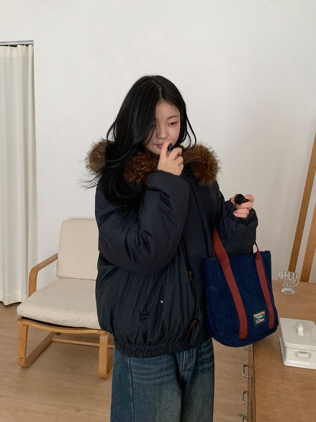 Gyuten Duffle Hood Padding Jumper
