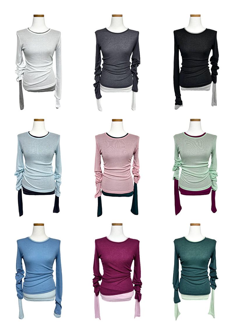 TENCEL LAYERED LONG SLEEVE (11C)