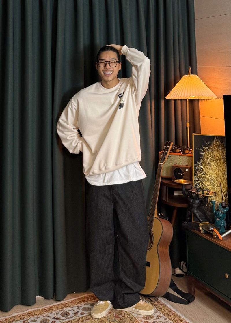Couple Lama Character Sweatshirt 3COLOR