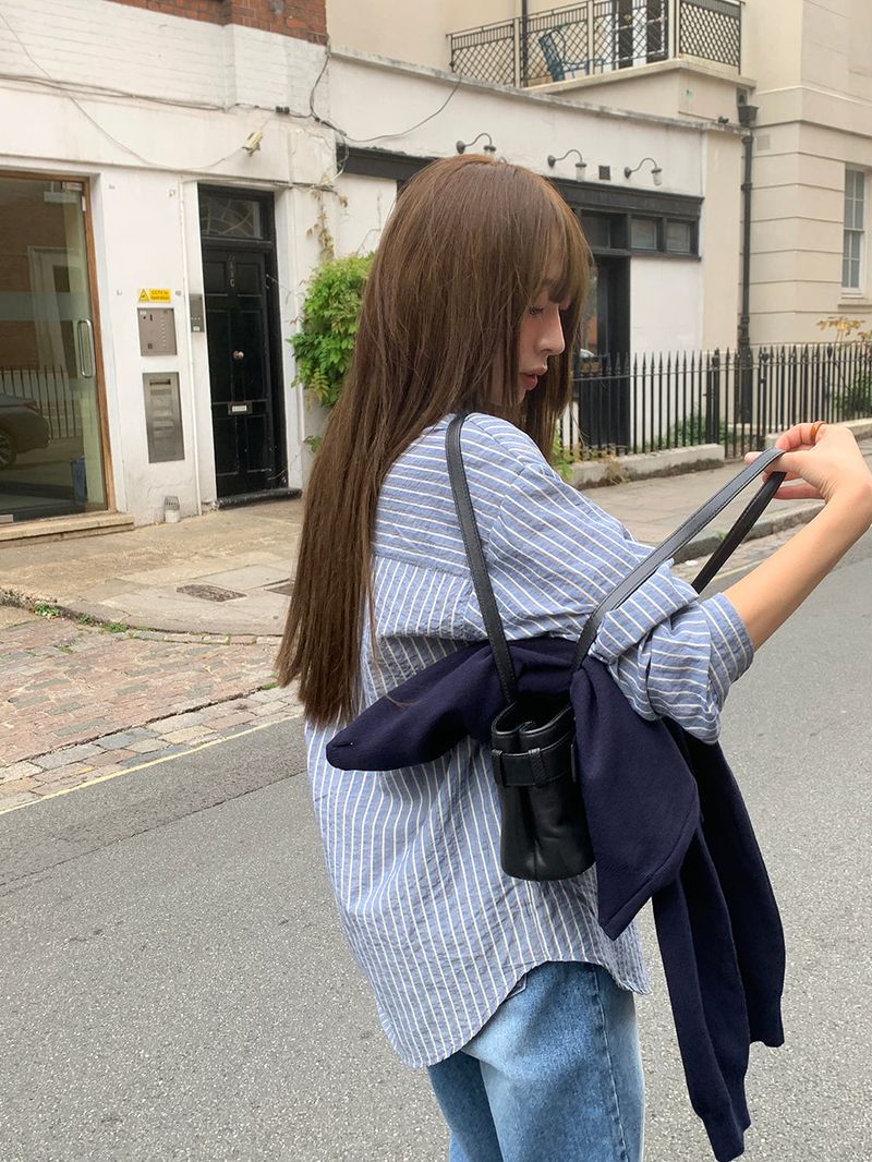 TRENDY APPAREL（トレンディー アパレル）の「[MADE] Perkin Stripe Shirt（Tops）」