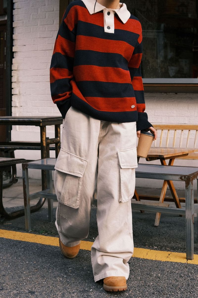 COTTON DART CARGO PANTS