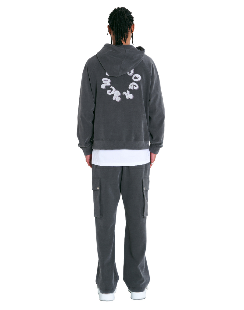 Cargo Jersey Pants - Black
