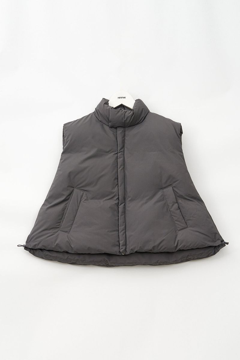 Toa Cropped Padding Vest (2color)