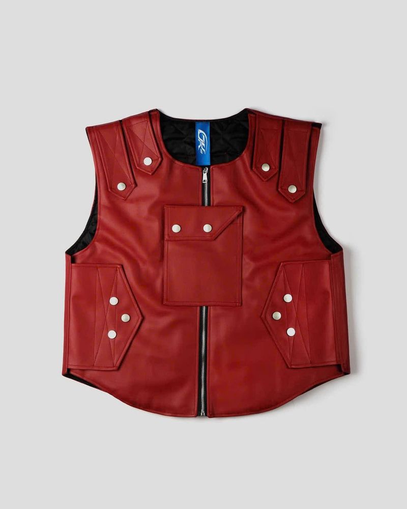 DKILLUMINATE（ディーケーイルミネイト）の「LEATHER BULLETPROOF GILE (Red)（Jackets/Outerwear）」