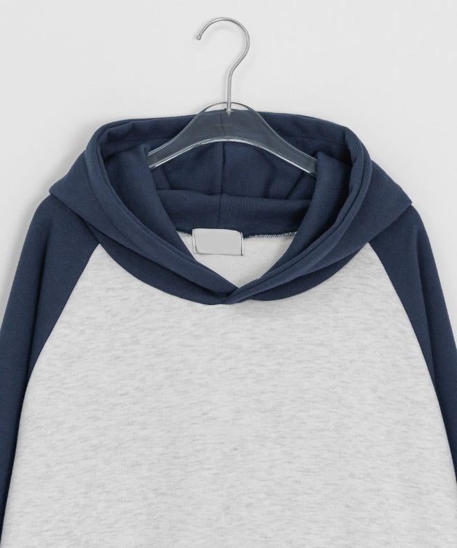 Ginke Raglan Color Matching Hoodie