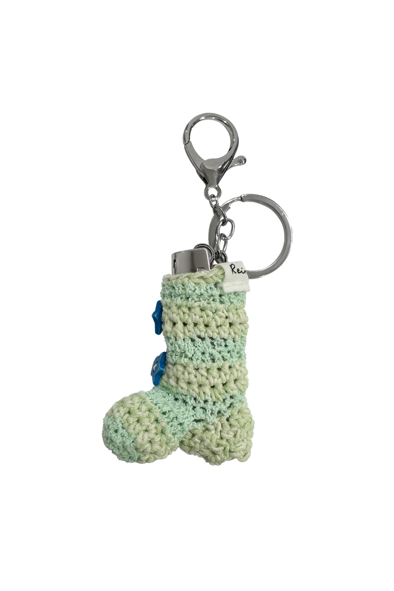 ST socks (lip balm/lighter) case key ring