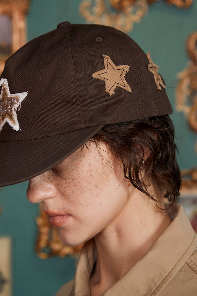 LOGO STAR CAP / BROWN