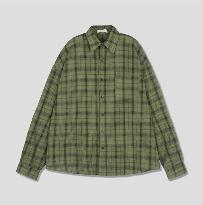 Oasis Wrinkled Check Shirt