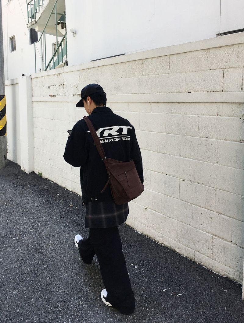 No.1428 suede cross BAG
