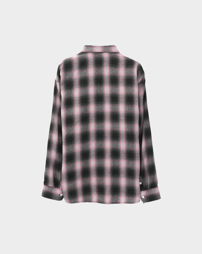 Spray check shirt