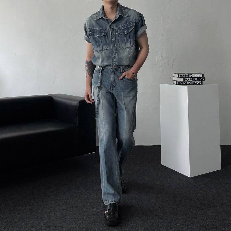 MG317 Cool ever Western Muscle Fit Shirt (3 colors)