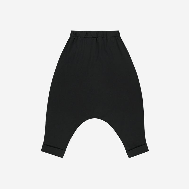 Capri Baggy Pants / Black