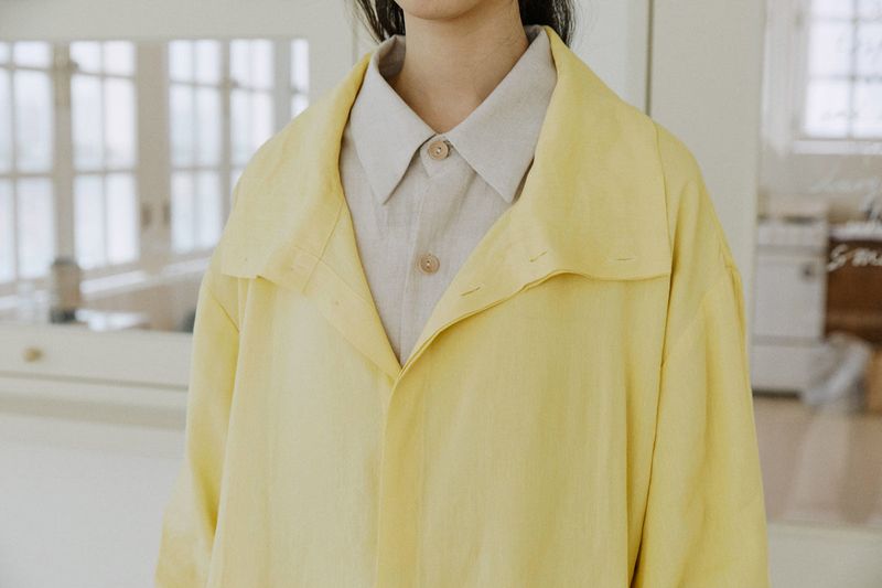 unisex hidden jumper yellow