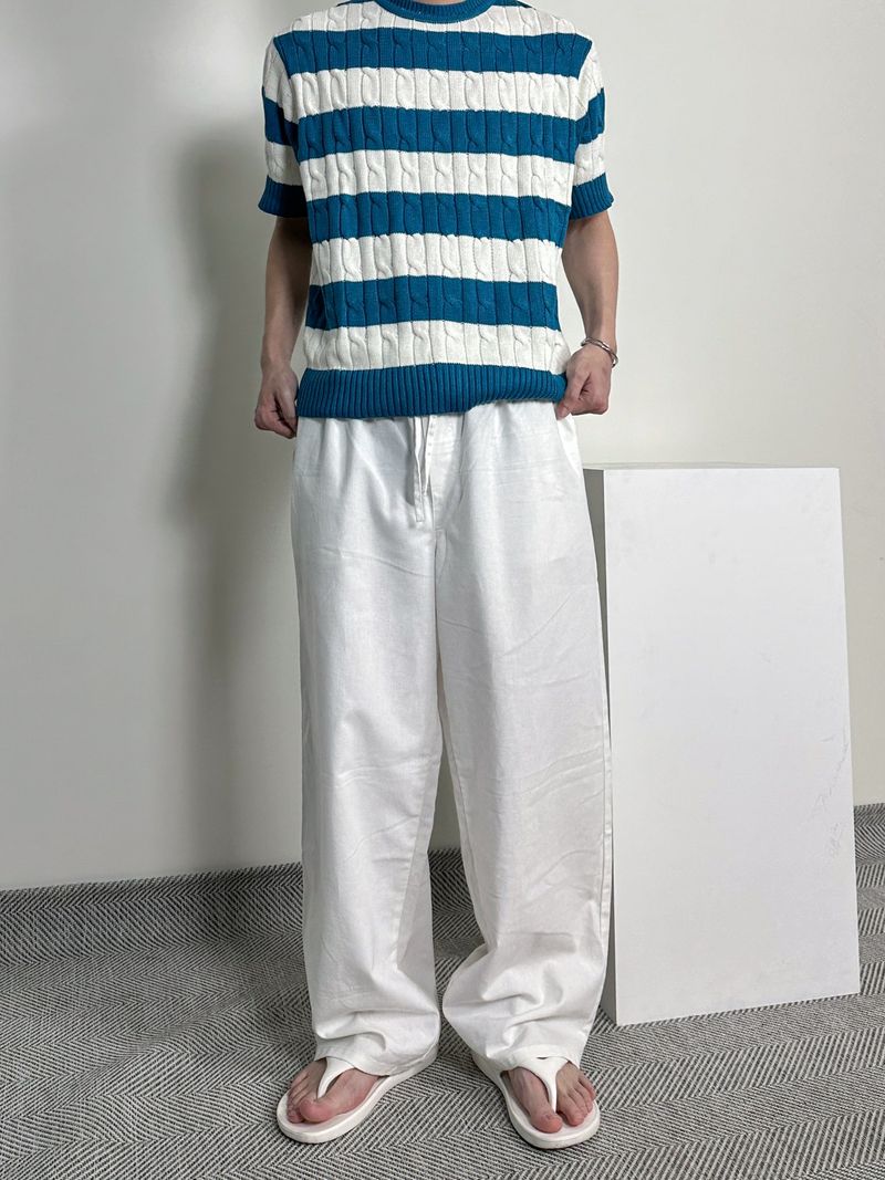 Los Linen wide pants