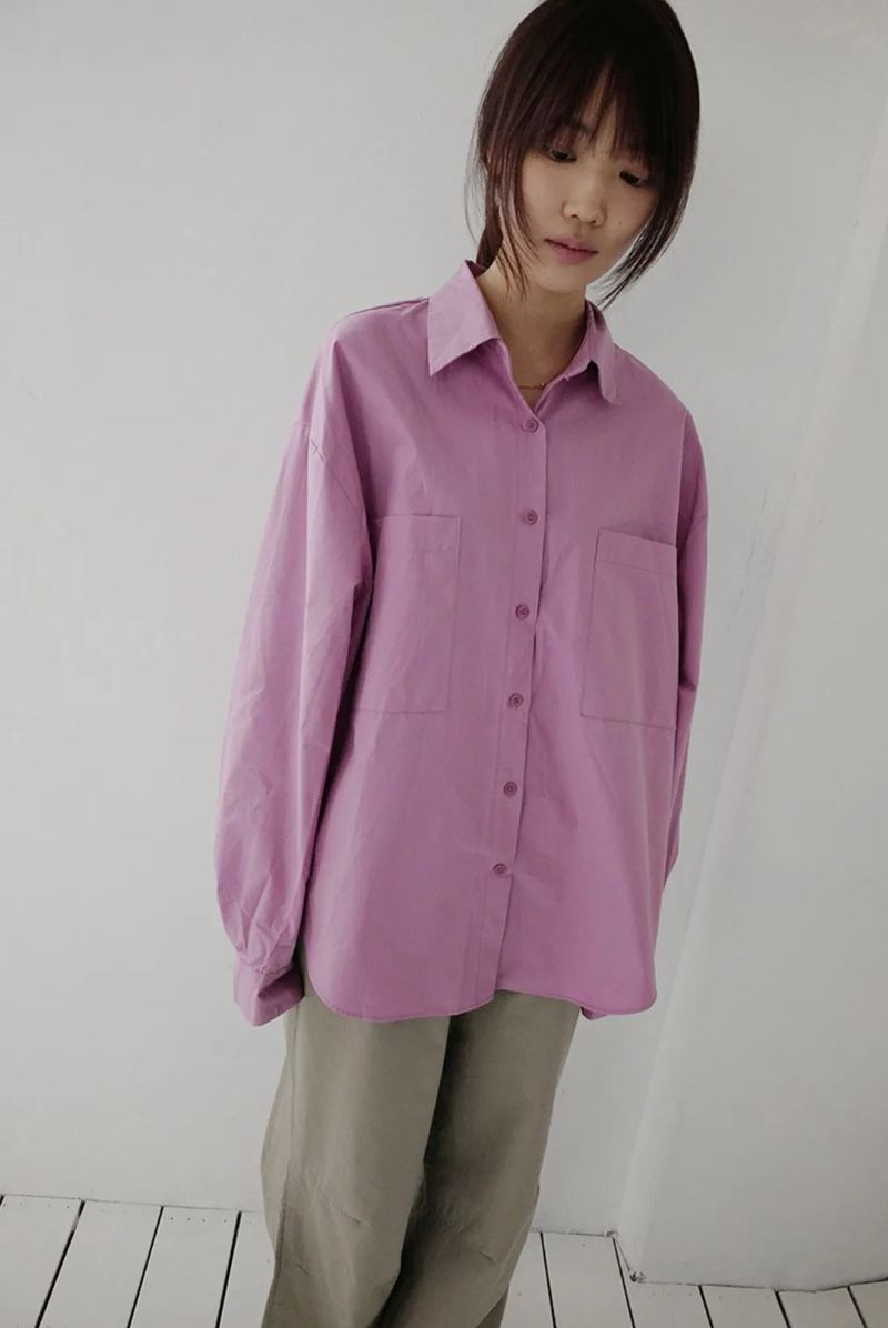 pocket boxy shirt (4c)