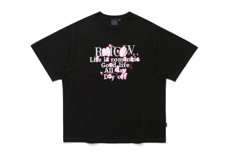 CHUBBY LOGO TEE SHIRT_BLACK
