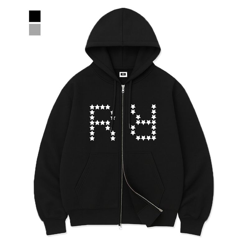 RANDOMOFF(ランダムオフ)の「STAR GRID BOLD OVER FIT 2-WAY ZIP-UP (2color)(Tops)」