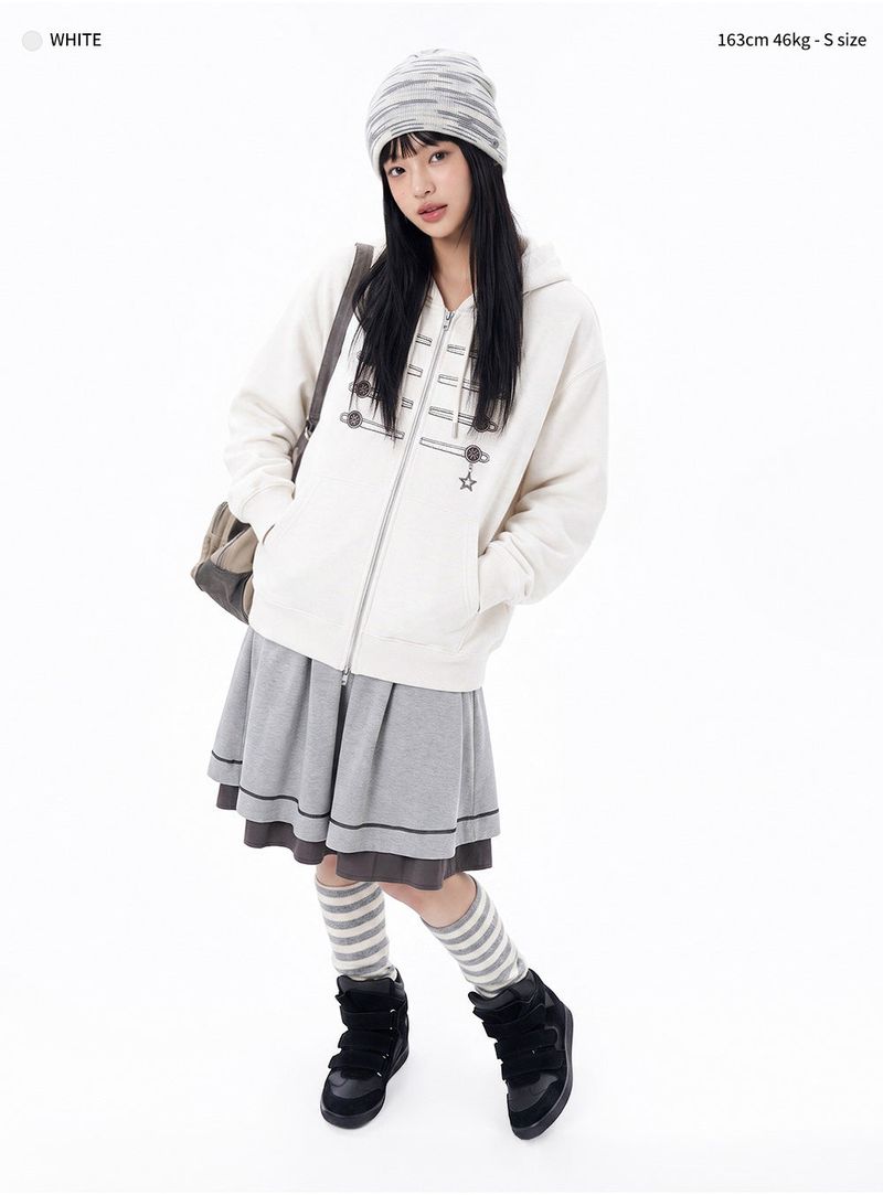 NAPOLEON 2-WAY ZIP-UP (3color)