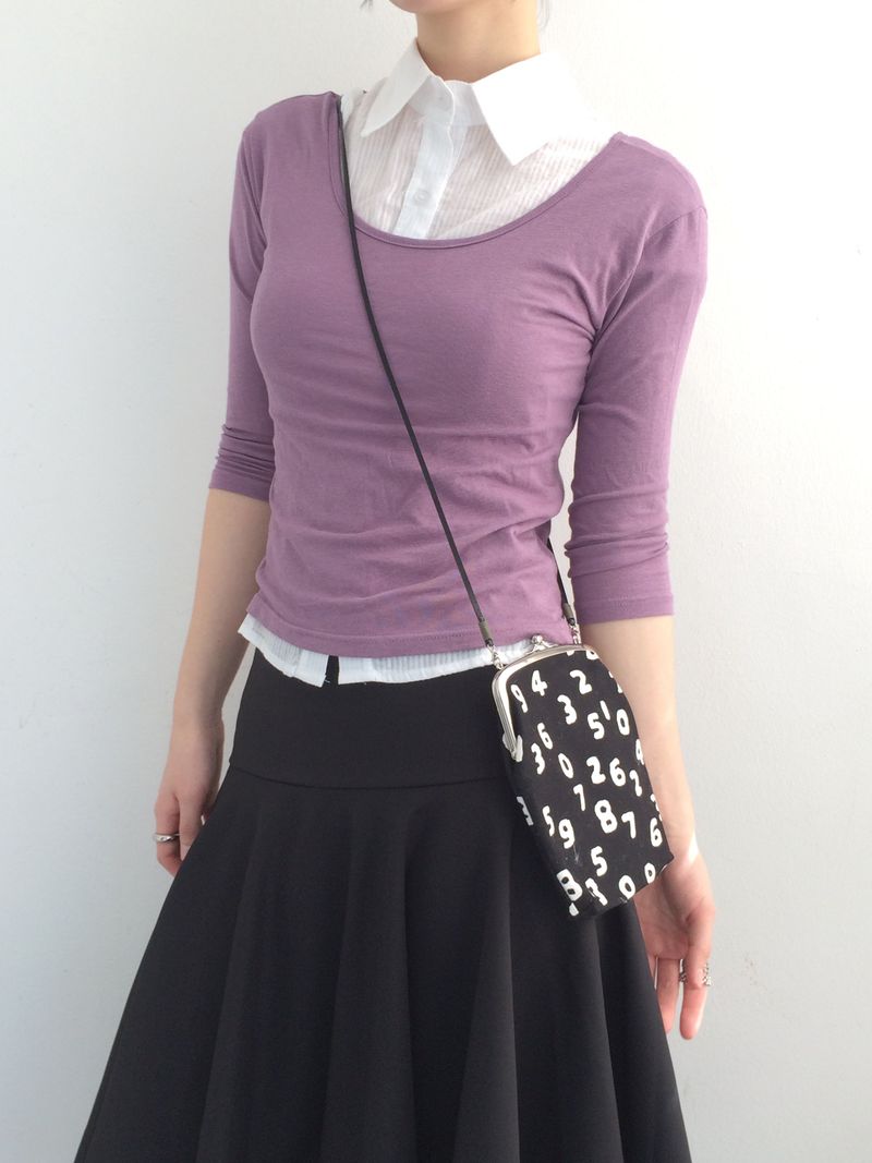 A-line rose flare skirt