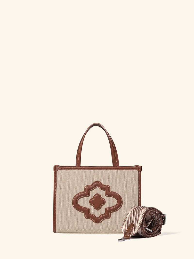 Moroccan Rose Canvas Tote