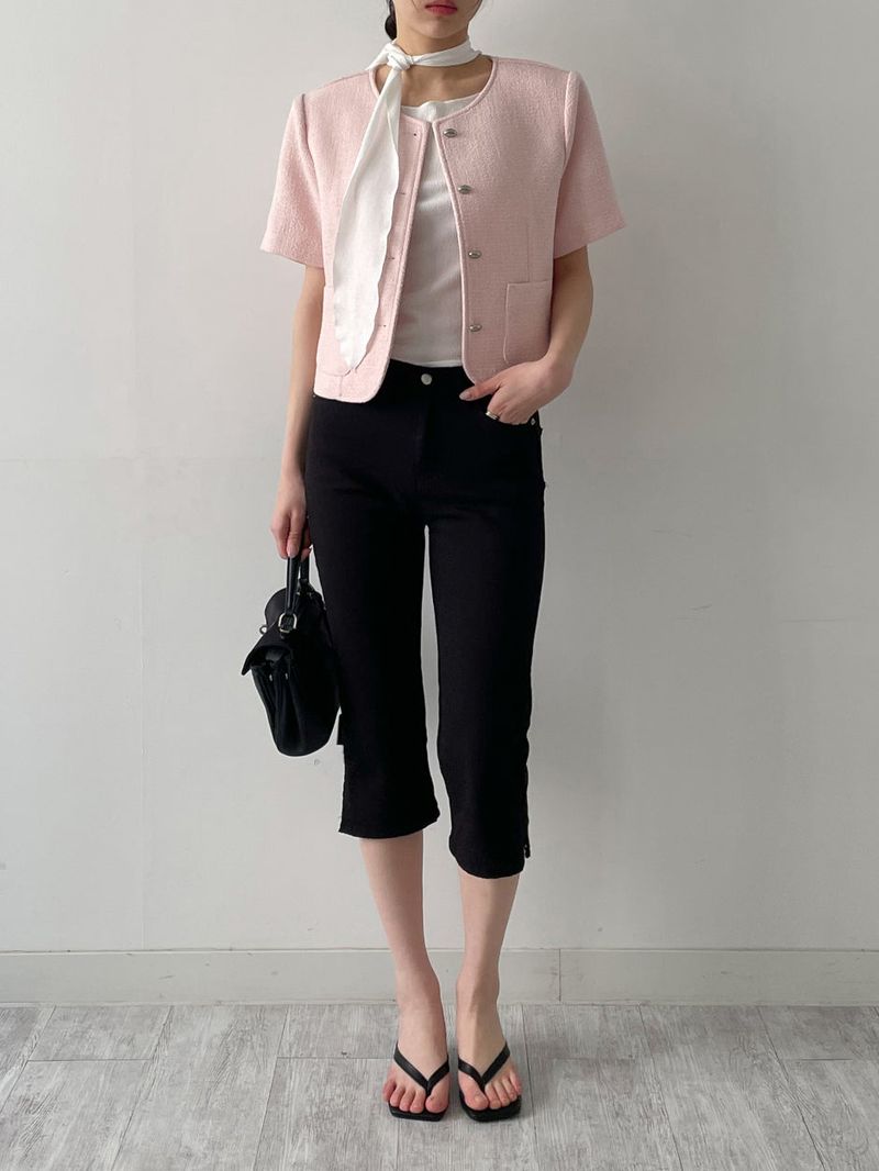 INCHANT ME(インチャントミー)の「202 Slit Cotton Capri Pants(Pants)」