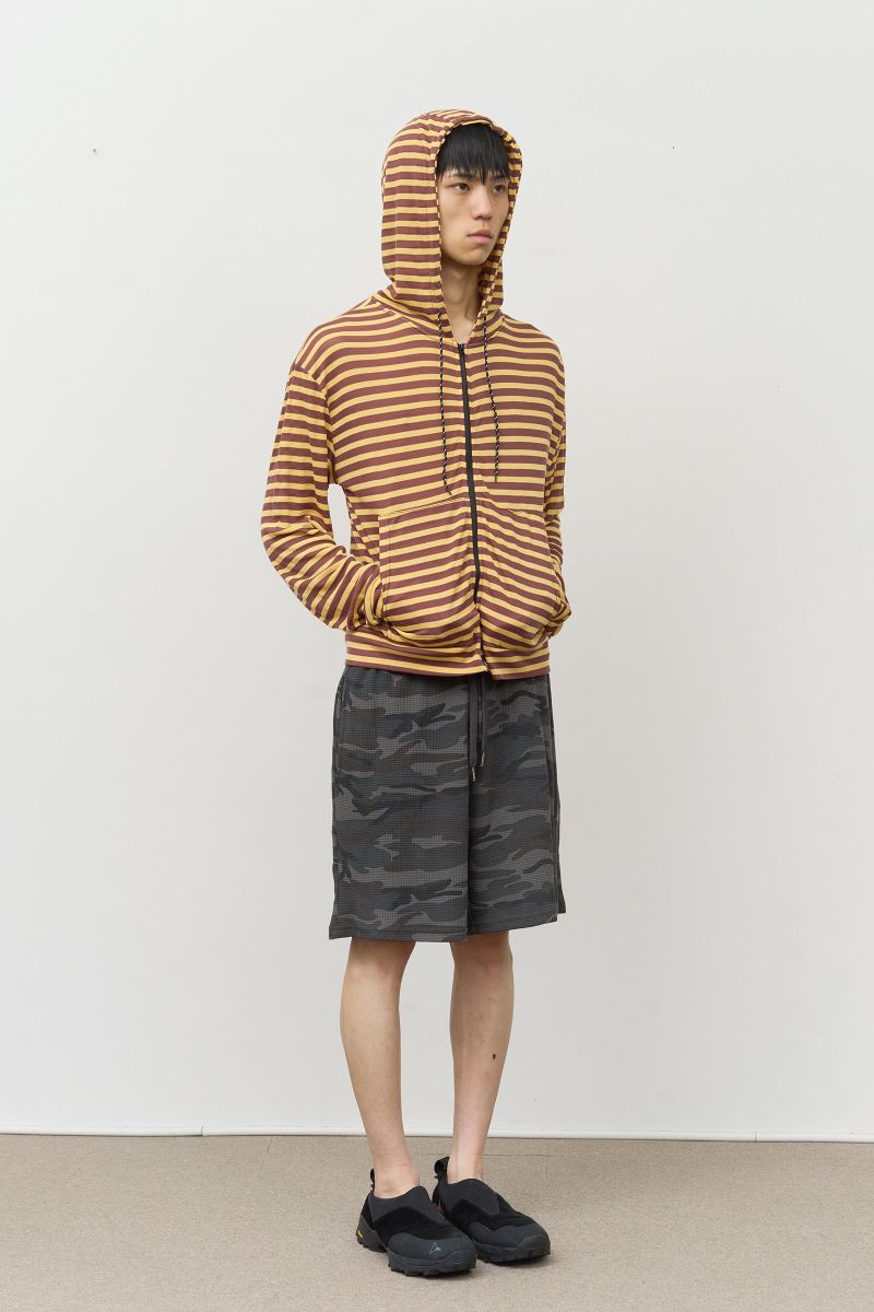 Robe Striped Zip Hoodie