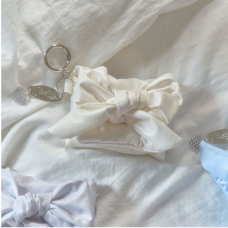 Ribbon wallet_ivory