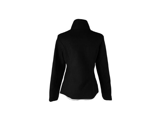 Molan double high neck wool short coat