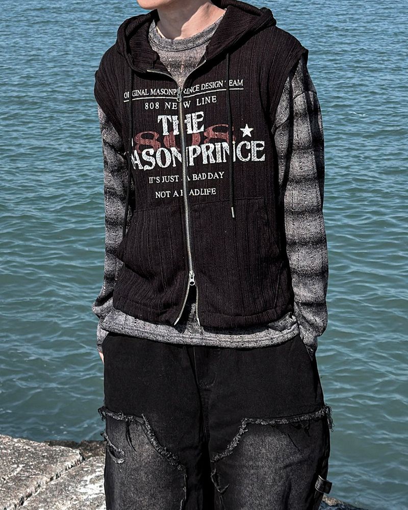 Kaiden Knit Hood Vest
