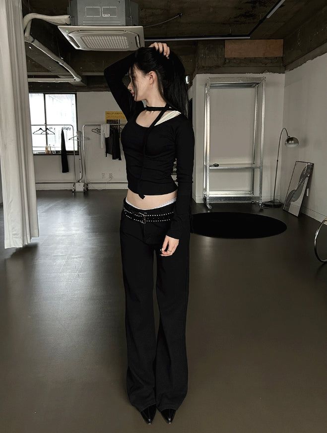 Uneven Strap Top