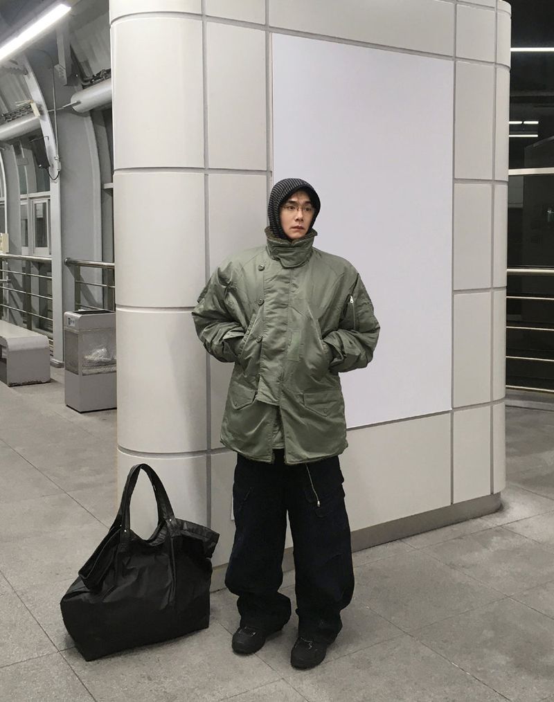 No.1548 nylon parka F JK