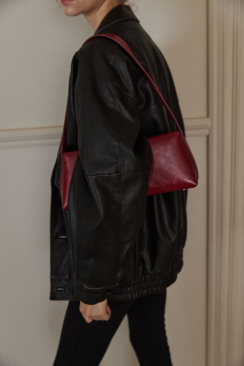 MADE_Linea Baguette Bag/ RED