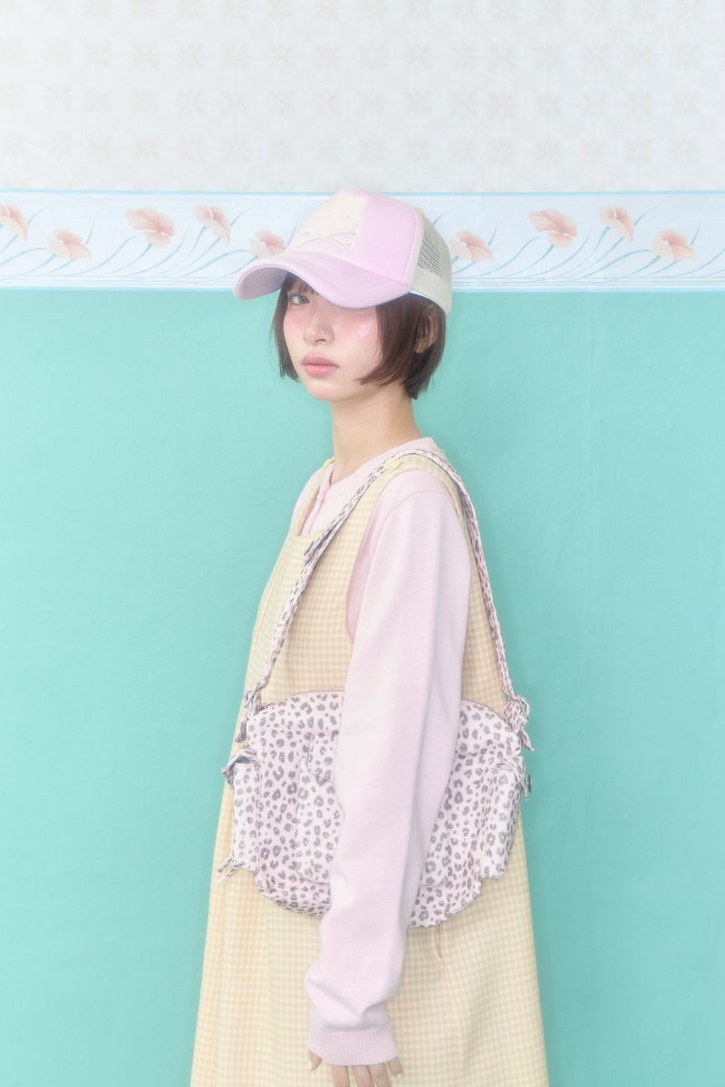 SHAKIRI LEOPARD POCKET BAG (PINK)