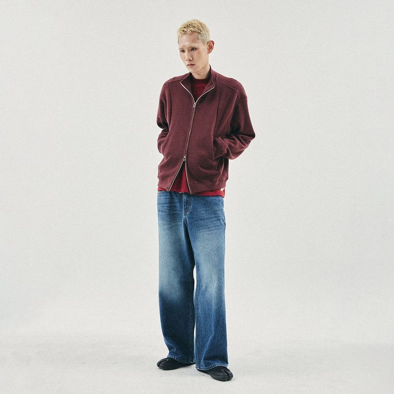 Fickle 2-WAY full zip-up / Magenta