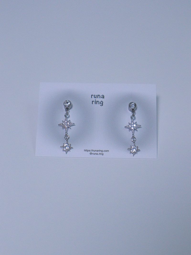 Shiny starlight earrings