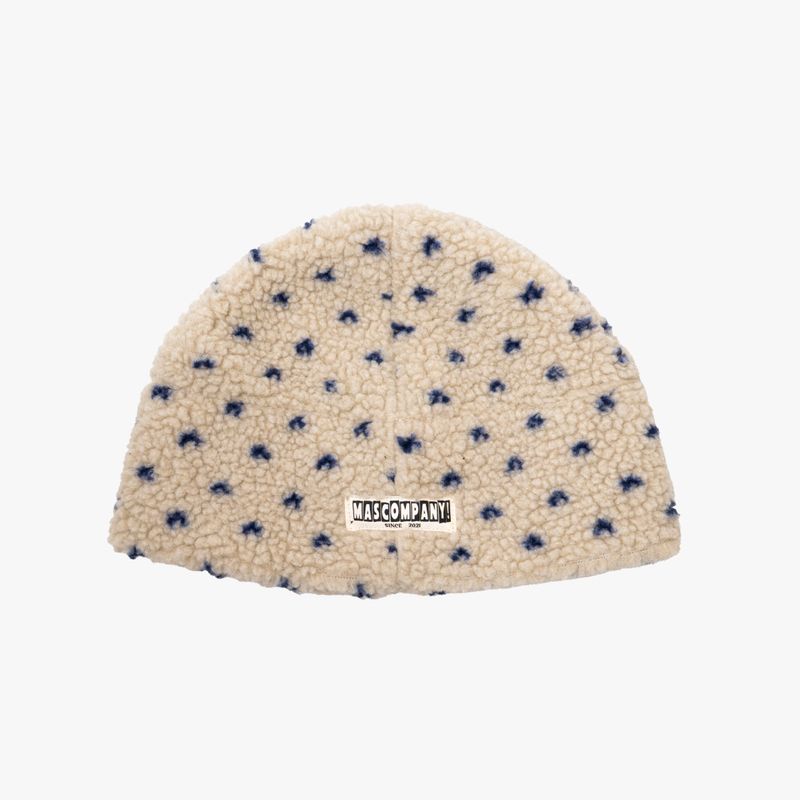 mascompany(マスカンパニー)の「ドットダンブルフリースビーニー (ivory)(帽子)」