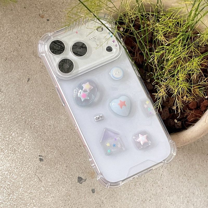 [made]creamy star ver resin phone case 