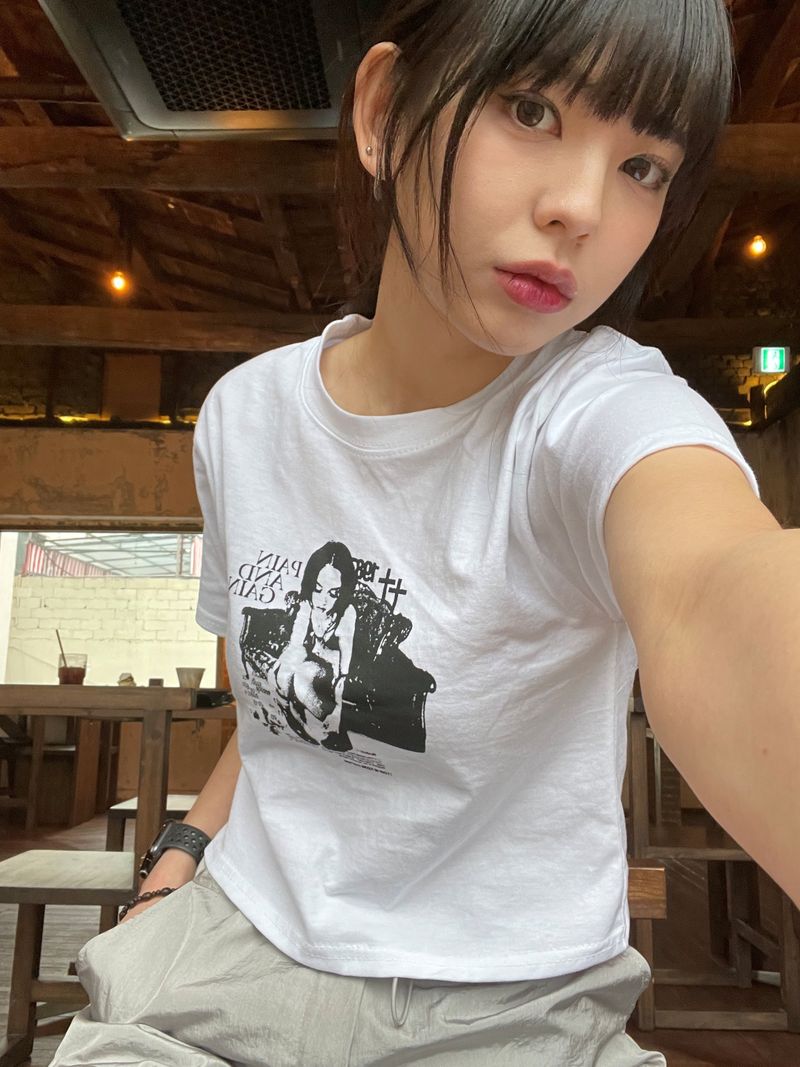 Old vintage crop t