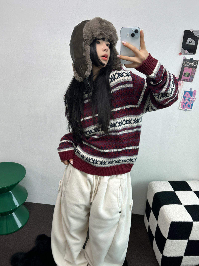 BOTH-SIDES FLEECE SNAP LONG PANTS 🧸🩵🤍6COLOR