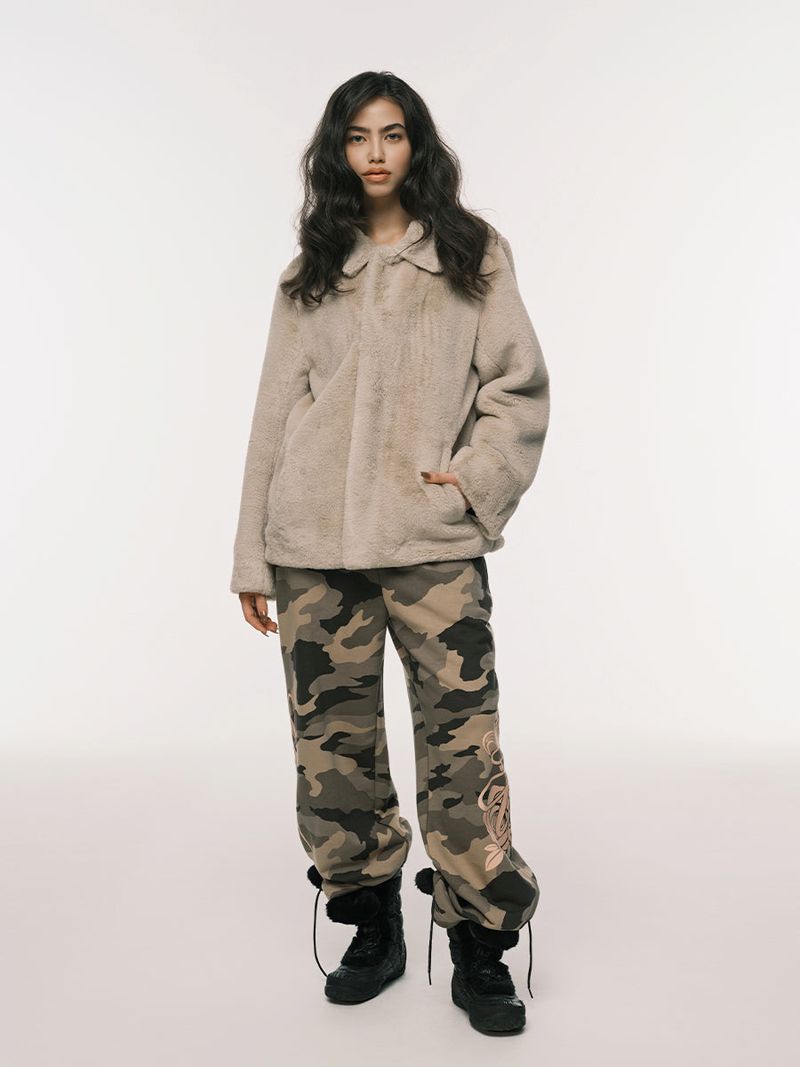 NYXX(エヌワイエックスエックス)の「COLLAR FUR JACKET BEIGE(Jackets/Outerwear)」