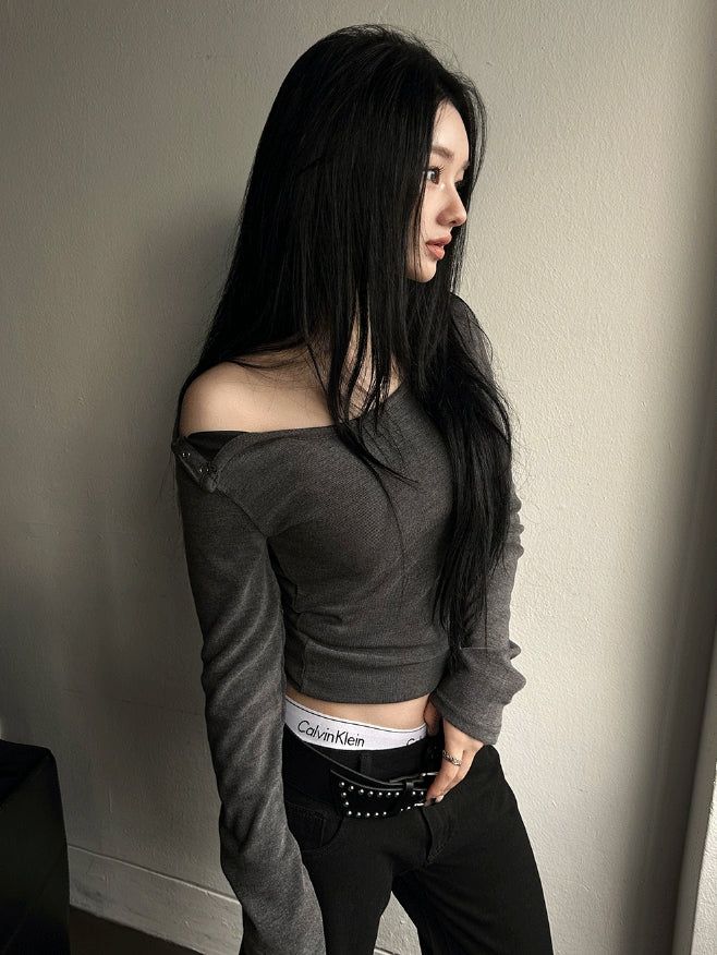 Shoulder Button Snap Inner T