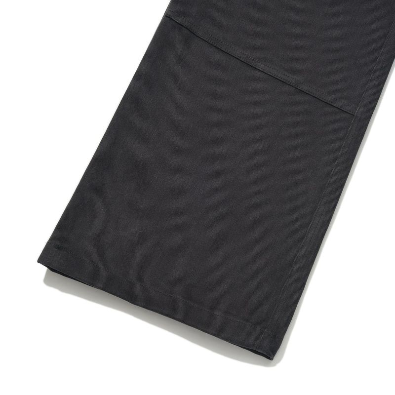 Western boots cut work pants / Charcoal