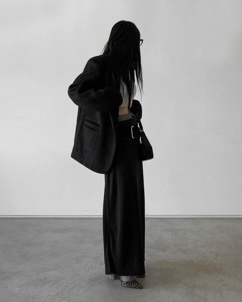 Half coat blazer