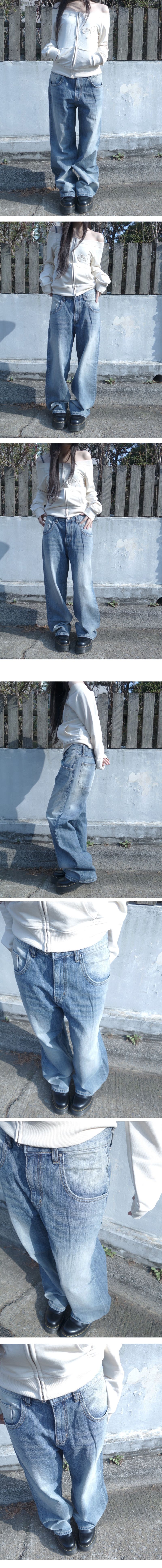 slub wide denim