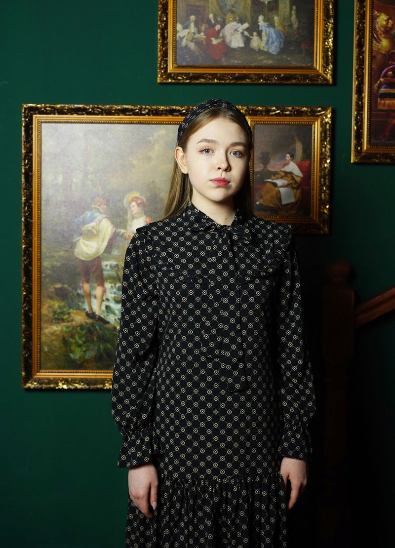 cattline（カトリーヌ）の「ribbon neck shirring onepiece（Dresses）」
