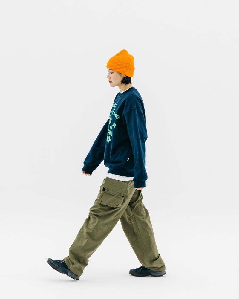 ZIP PANTS OLIVE