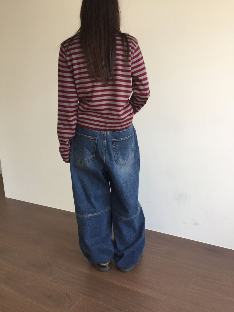 Barrel Wide Balloon Denim (1color)