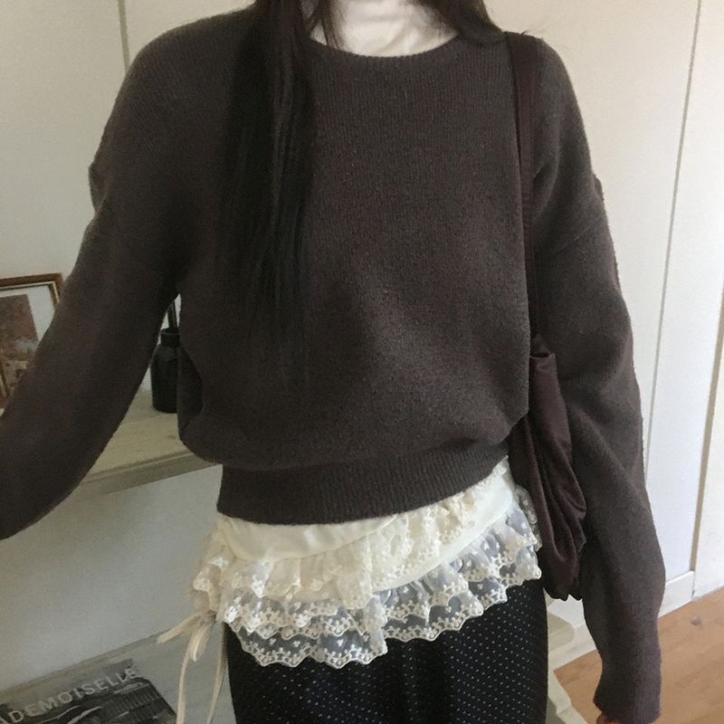 Posol Basic Short Round Knitwear