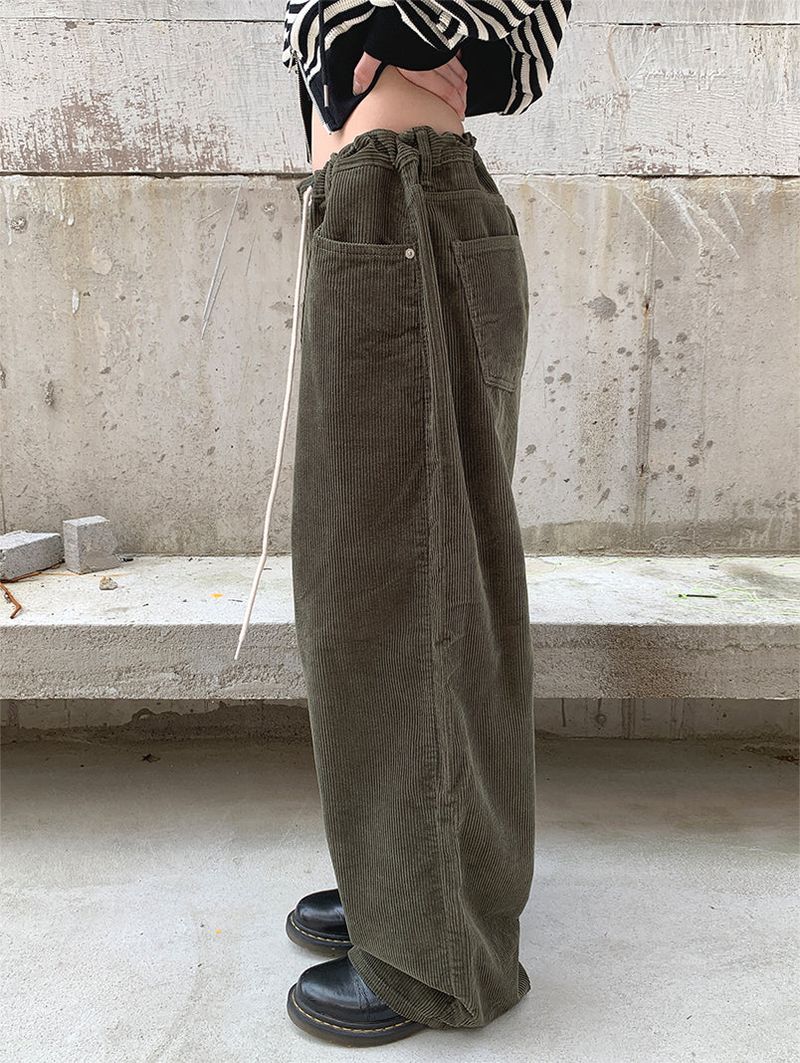 STOPPER WIDE CORDUROY PANTS (3COLOR)